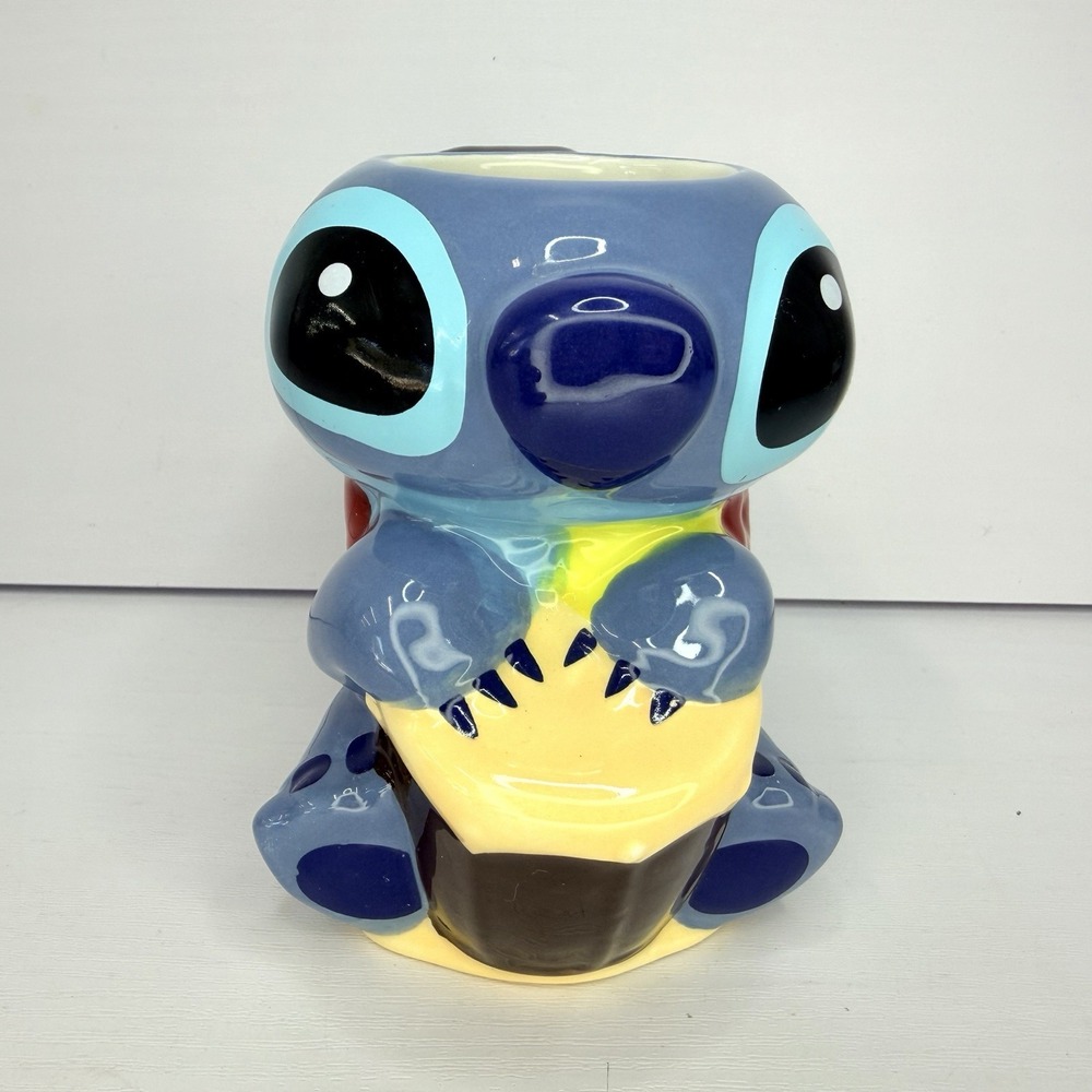 Disney Lilo and Stitch 3D Sculpted Ceramic Mug Zak Designs 2023 Collectible
